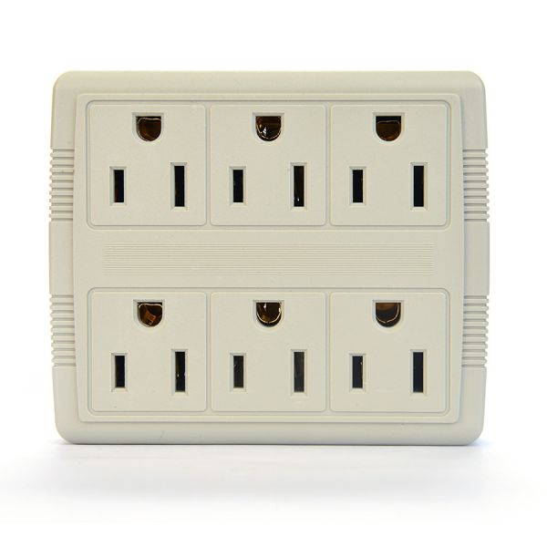 Portable American Standard ETL Socket Adaptor Fast and Safe Charging for Mobile Devices Rated Voltage 125V