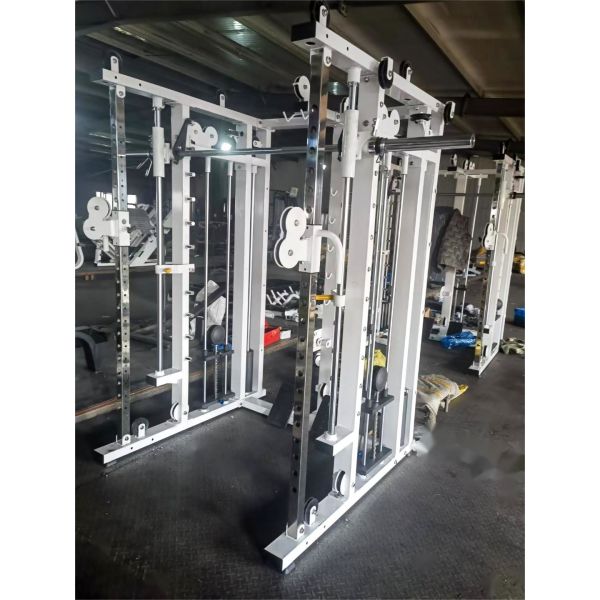 Home Gym Station Multi Functional Power Cable Crossover for Bodybuilding and Squat Rack