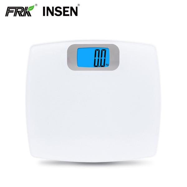 Max 440LB Tempered Glass Platform Scale Electronic Bathroom Scale