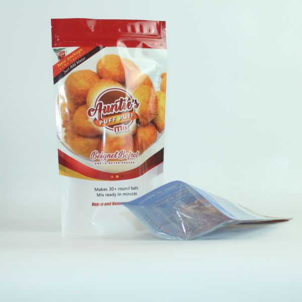 custom clear printed plastic matte stand up pouches with zipper for food packaging nuts teas coffee bags wholesale