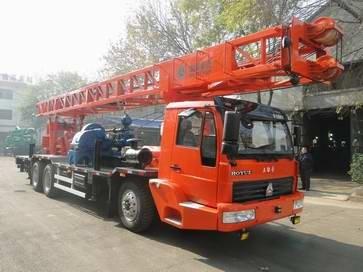 truck mounted water well drilling rig TAZ5173TZJBZC350