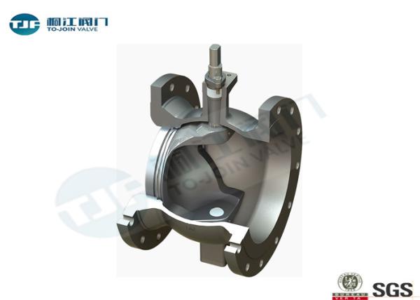 V Port Segmented Industrial Ball Valve Alloy Steel Made For Corrosive Media