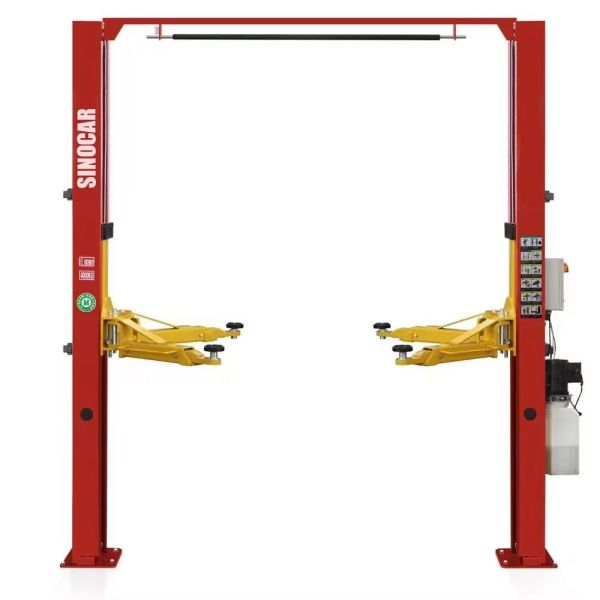 10000lbs Clear Floor Two Post Car Lifts 4500kg Ganty Car Lifter Machine Floor Plate 2 Post Lift