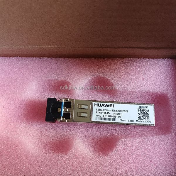 Fiber Optic Transceivers for HUAWEI WTD ESFP RTXM191-400 34060290 1310nm 1.25Gb/s 10km GE ESFP Kit