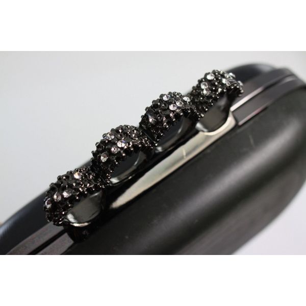 Knuckle Duster Antique Silver Box Clutch Frames 199mmx119mm