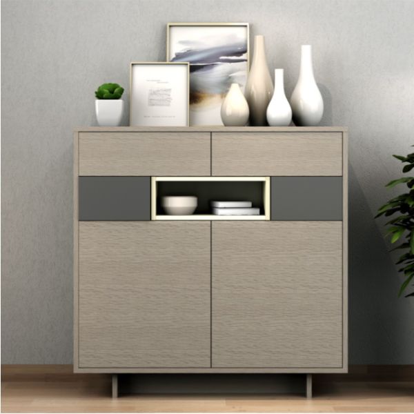 Plywood Slim Wooden Shoe Cabinet Rack Storage Modern Home Furniture 3 Tier