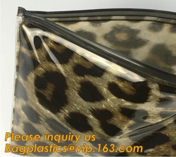 Eva Slider Frosted Swimwear Packaging Bags Cosmetic Organizer Pouch with Zipper Toiletry, Pencil, Brush, Makeup