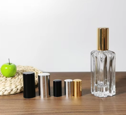 Золото Серебро Черный Хороший Парфюмерная крышка Парфюмерная бутылка Круглая верхняя крышка Алюминиевая