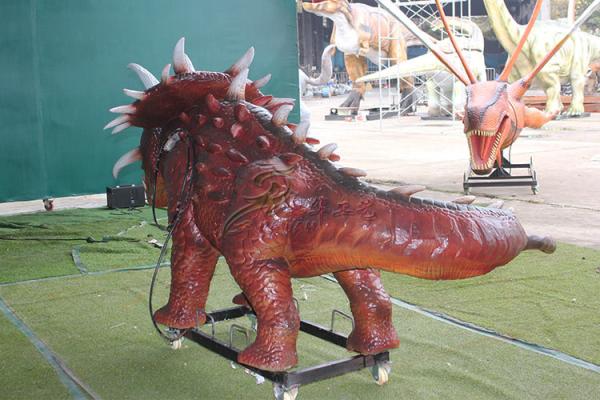 Triceratops Animatronic realístico do dinossauro do divertimento exterior para crianças