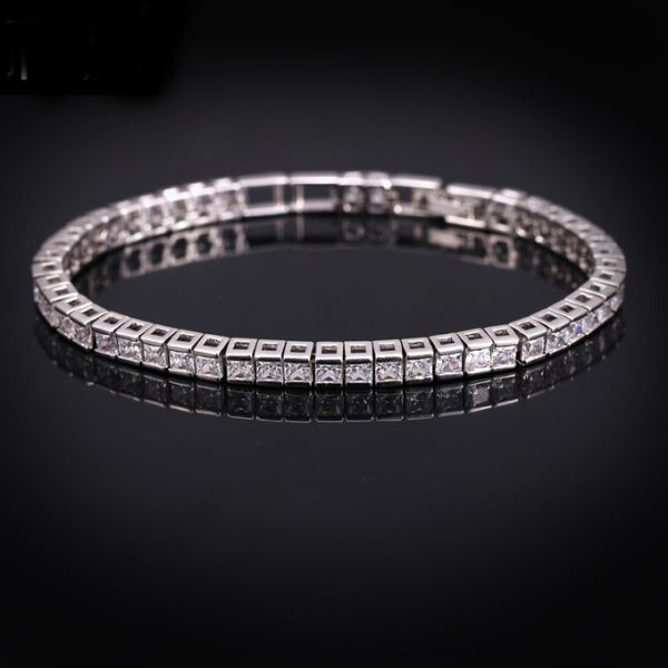 Fashion Bangle  AAAA Cz Gold Silver color Wedding Bracelet bangle for women Fashion accessaries