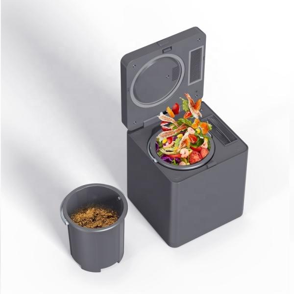 Composteur de cuisine intelligent de 2,5 litres de capacité, équipé d'un équipement OEM, composteur de cuisine de déchets intelligents, transformant les déchets alimentaires en compost