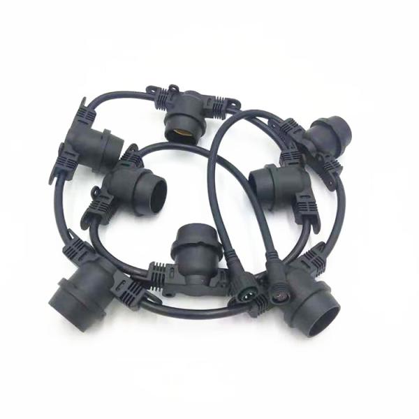 Holiday lighting colorful black 0.5m-10m  lamp cable chain Small LED Light cable loom light belts