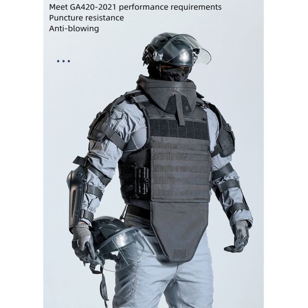 Customized Flame Retardant army vest bulletproof Black Stab-Proof Vest