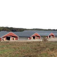 軽量プレハブ鶏舎、風速240km/h対応