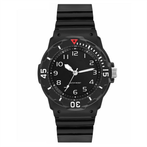Silicone Band Casual Simple Japan Movement Watch for Men Women