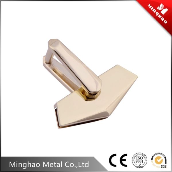High-end custom pentagon shape metal buckle for bag parts,Zinc alloy buckle