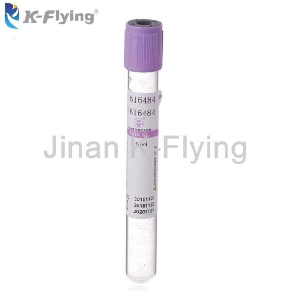 Disposable Medical Consumables Products EDTA Vacuum Blood Collection Tubes