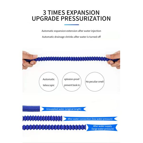 7.5/15/22/30M High Pressure Car Cleaning Spray Gun For Lawn & Garden Irrigation