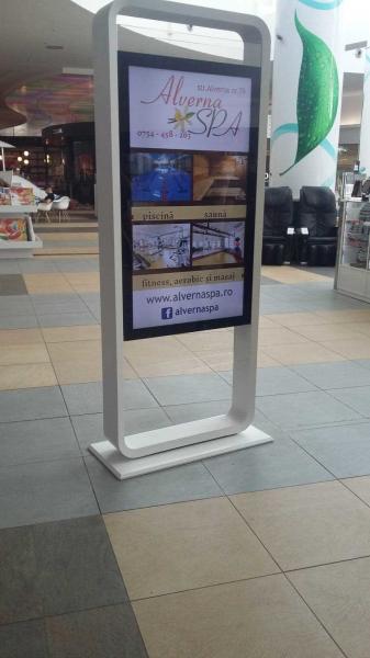 Supermarket Indoor Digital Signage LCD Display Double Face Kiosk 43 - 55 With Wifi