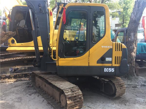 Used VOLVO EC55 Crawler Excavator  4TNE94-SM engine 5T weight  with Original Paint