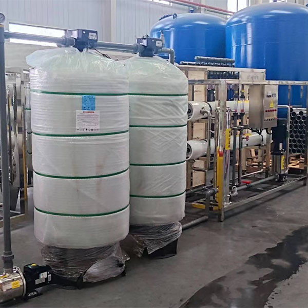 Sistema de osmose reversa 4T/h controlado por PLC para tratamento industrial de água potável