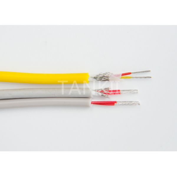 Type K J T Thermocouple Extension Cable Insulated PTFE / Fiberglass High Accuracy