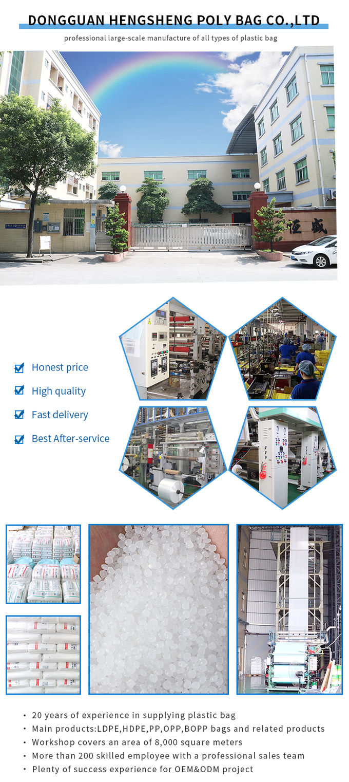 Подгонянный LDPE Pre раскрыл сумки на Rolls использует для машины завалки