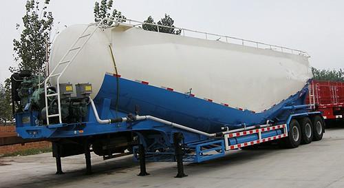 48CBM Bulker Cement Truck With Air Compressor And Diesel Engine