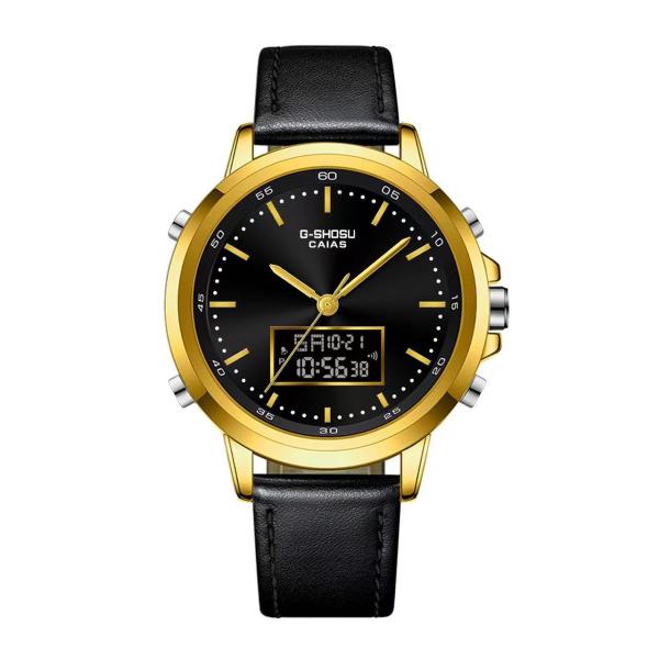 Black Dial Color Men Watch Made Of Alloy Water Resistance Up To 100 Meters