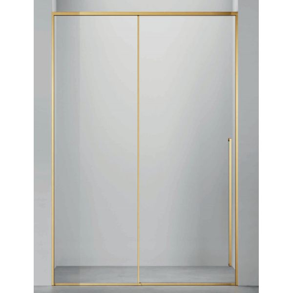 Нержавеющая сталь, раздвижная дверь, минималистский дизайн, ванная комната с душ