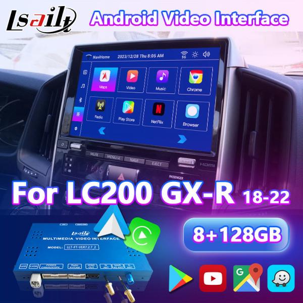 Lsailt Android Multimedia Video Interface for 2018-2022 Toyota Land Cruiser LC200GX-R LC 200 GXR