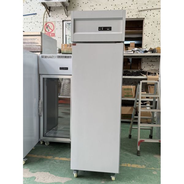 1-door Upright Freezer Commercial Restaurant Fridge Bakery Refrigerator with Trays
