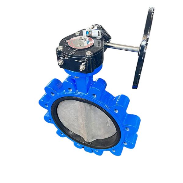 Lug type manual butterfly valve turbine lug butterfly valve lockable ductile iron