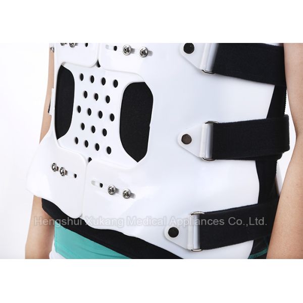 Flexible Plastic Plate Medical Orthosis , Lightweight Free Size Lumbar Spine Orthosis