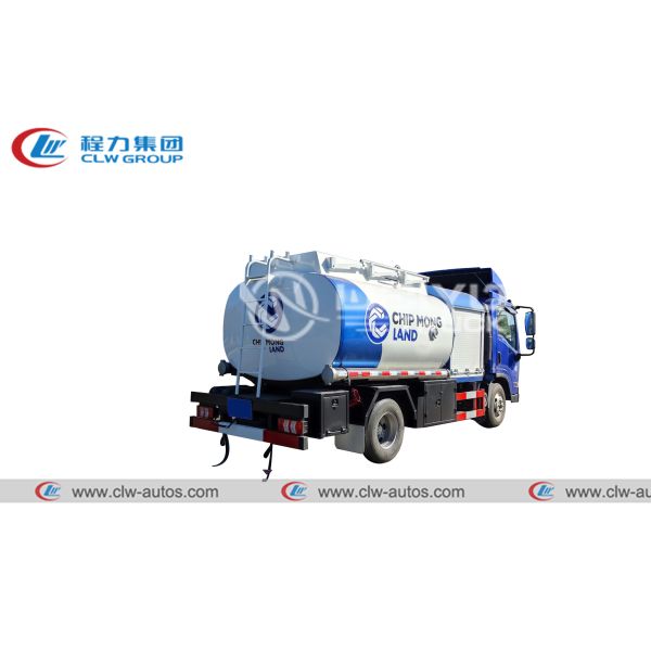 Автоцистерна сырой нефти автоцистерны 5000liter 5cbm топлива воздушных судн алюминиевого сплава