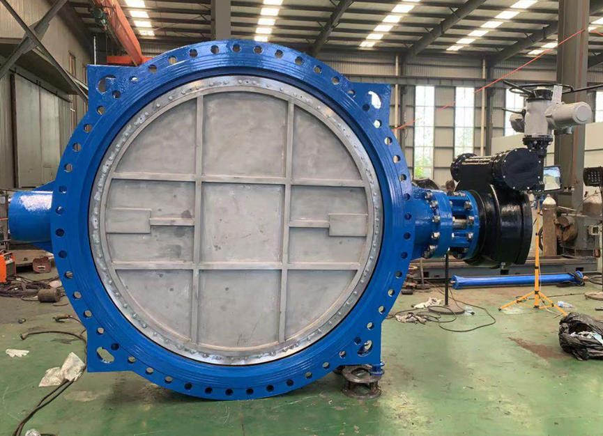 GGG40 GGG50 Wras Ductile Iron Double Eccentric Butterfly Valve With PN10 PN16 PN20 PN25