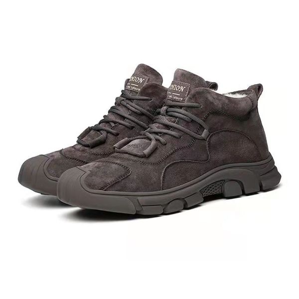 Снежные ботинки шерсть в одном куске хлопчатобумаги и шерсть толстая настоящая шерсть Doc Martens нескользящие хлопчатобумаги