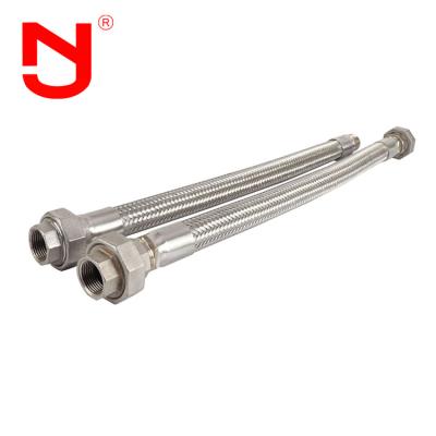 Stainless Steel Wire Braided Flexible Metal Hose Union Type Metal Braided Water Flexible