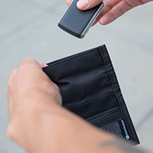 Minimalist Water Resistant Slim Wallet Travelling Passport Pouch Light Weight Storage Bag For Cash Tickets & Keys