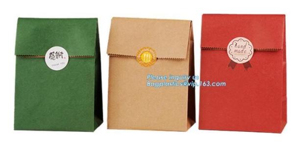 promotion gift bag bagease kraft paper bag fast food paper bag,take away fast food grade brown bread low cost paper ba