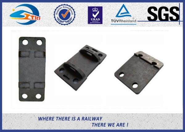 Double Shoulder Forged Cast Rail Base Plate Hole Diameter 10MM