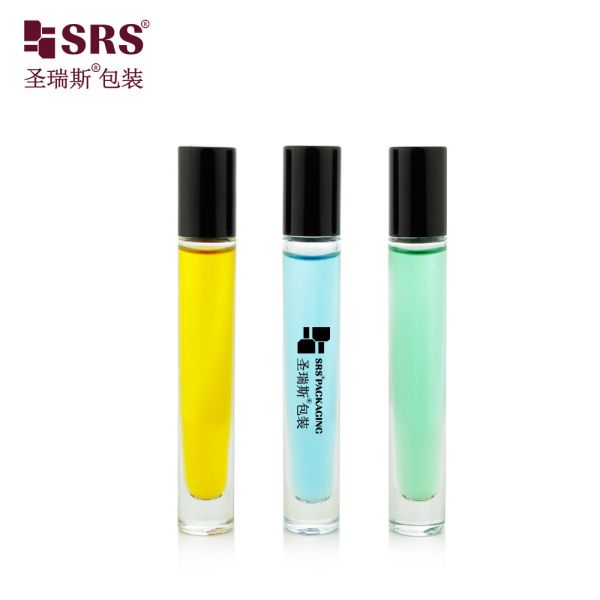 10 мл Круглой формы Пустое стекло Чистое толстое дно Без утечки Эфирные масла Бутылки на роликах