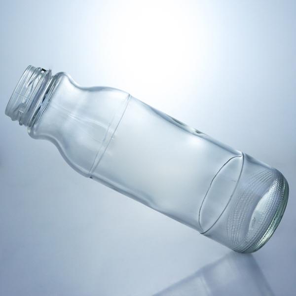 Customized Logo Clear Milk Bottle 320ml 500ml Glass Juice Coffee Bottle With Screw Lid