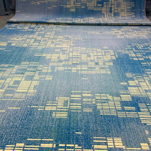PRAYER Western Corridor Axminster Carpet in Rectangle Shape with Nylon Material and Long