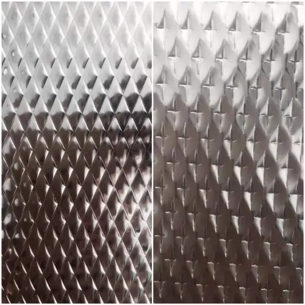 304 316 430 Stainless Steel Checkered Plate with Cold Rolled Polished Surface Textured Sheet