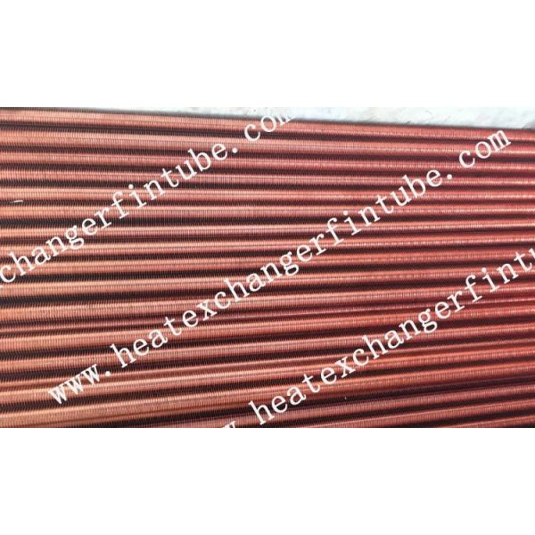 Extruded High Copper Radiator Finned Tubes With 10.5mm Fin Height