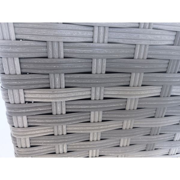 Latest Popular Garden Planter Metal Frame Weather Resistance PE Rattan Flowerpot Plant Pot