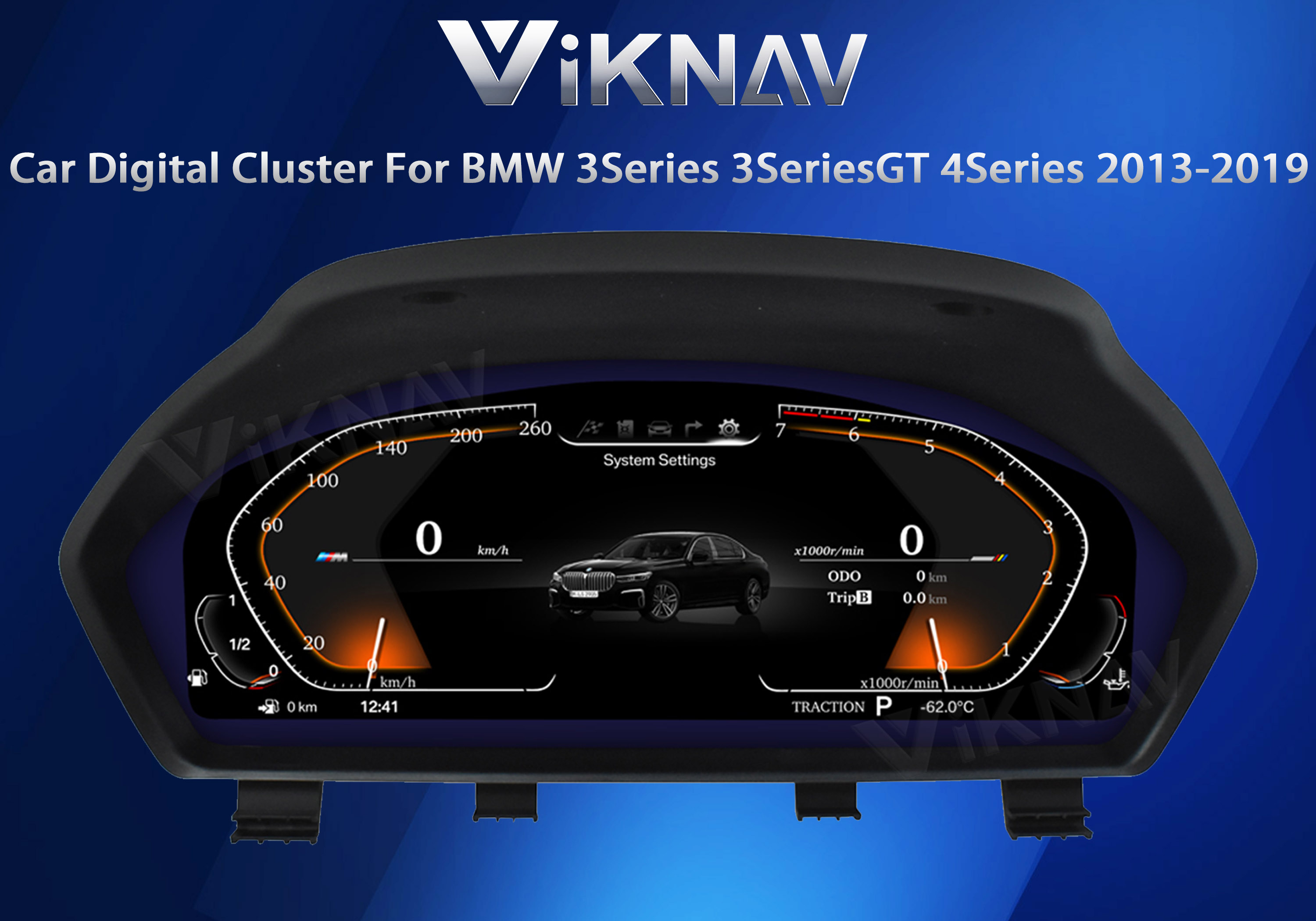 VIKNAV Цифровой приборный кластер для BMW 3серии 3серии 4GT серии 2013-2019