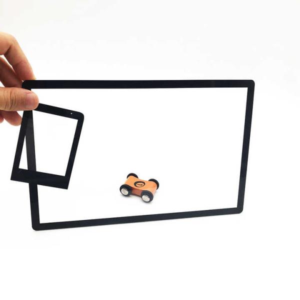 0.7mm 1.1mm1.5mm 2mm Aluminosilicate glass sheet for Electronic Touch Screen Glass cover black printed
