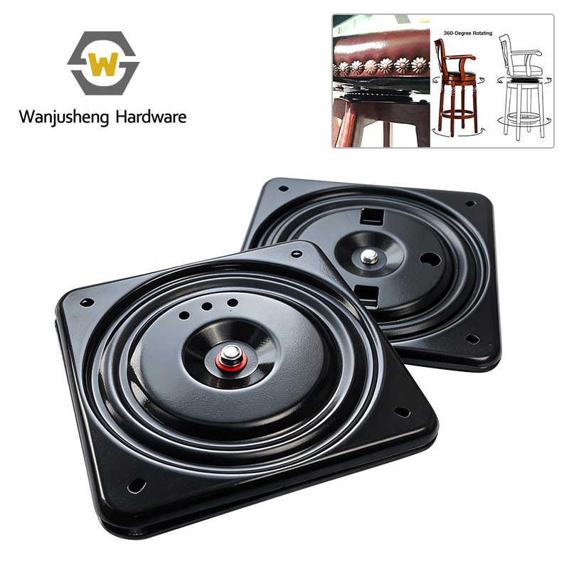 Multi-Functional Modern Sofa Iron Frame Thickened Square Turntable 360 Rotatable Heavy-Duty Steel Ball Bearing Dining Kitchen